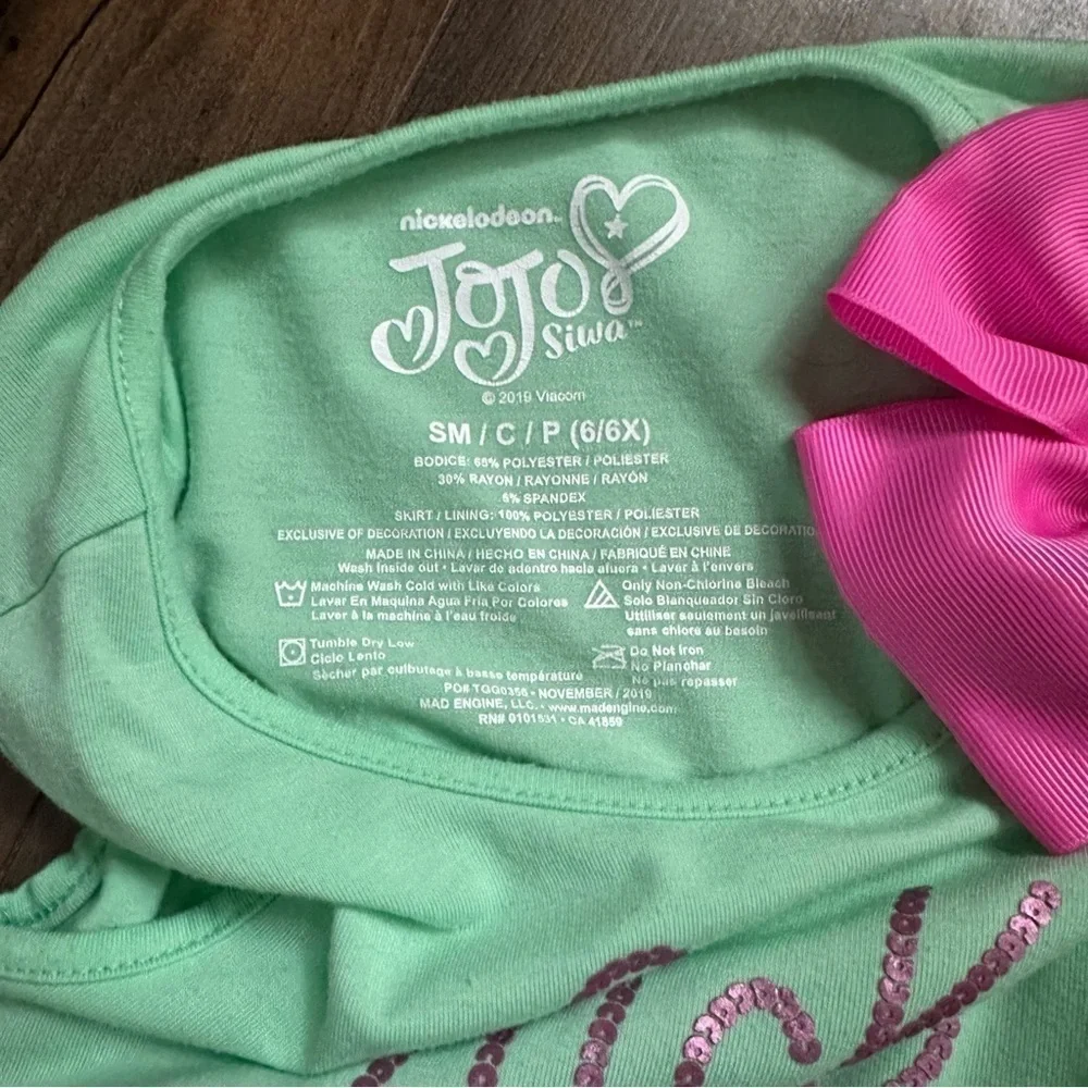 JoJo Siwa | Lucky Girl Green St Patrick’s Day Sun Dress | 6/6X